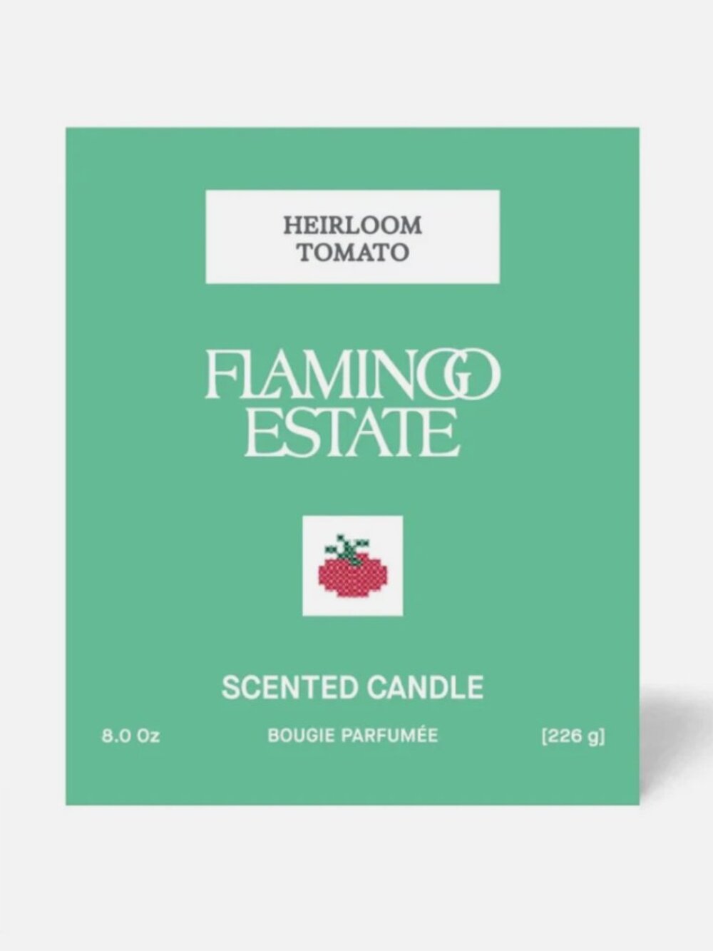 FLAMINGO ESTATE Heirloom Tomato Scented Candle - 8oz. w/box NEW